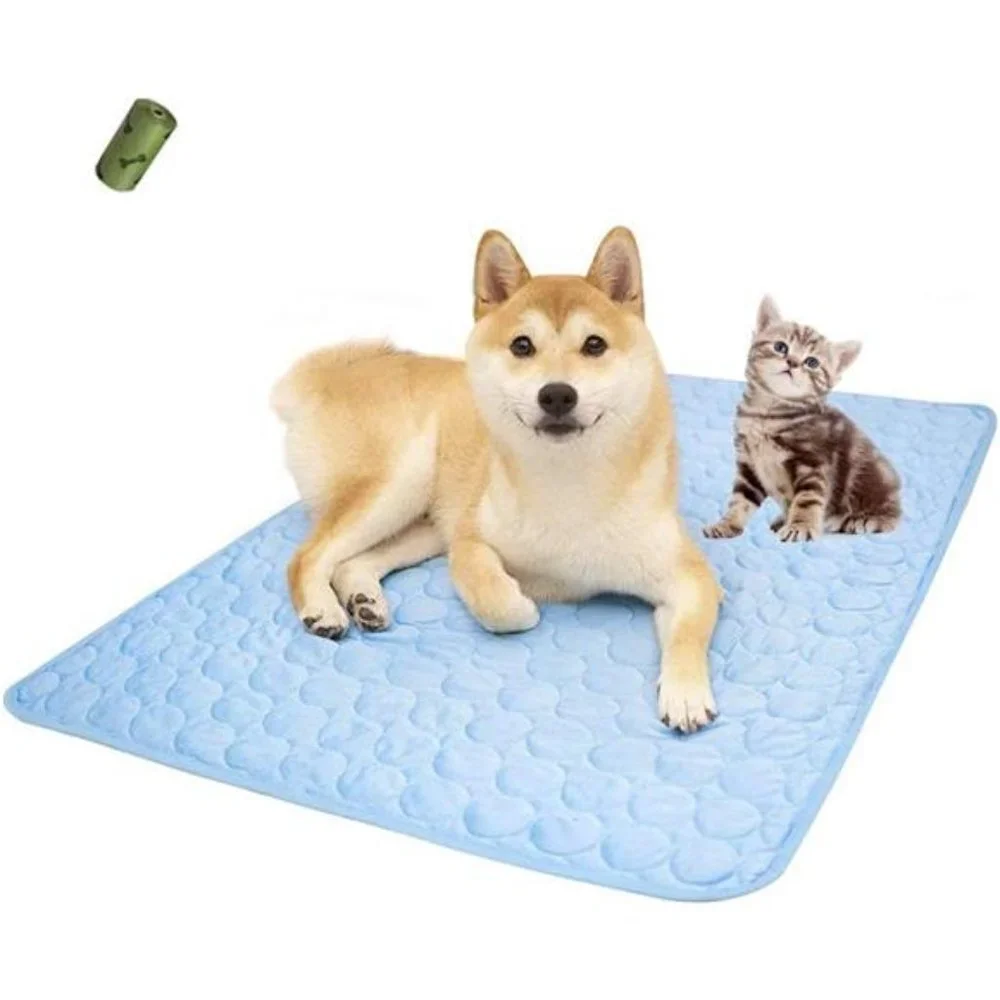 Summer Cooling Mat & Sleeping Pad- Water Absorption Top, Waterproof Bottom